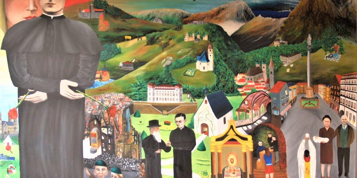 Gemälde Franz Reinisch von Andreas Hornung _ im Reinischhaus Foto AH